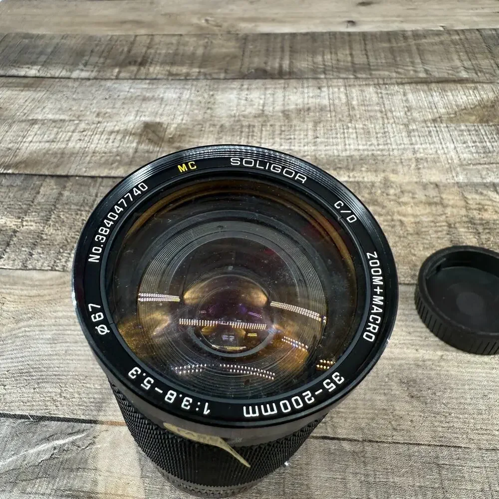 Soligor Lens 35-200mm 1:3.8-5.3 Zoom Macro